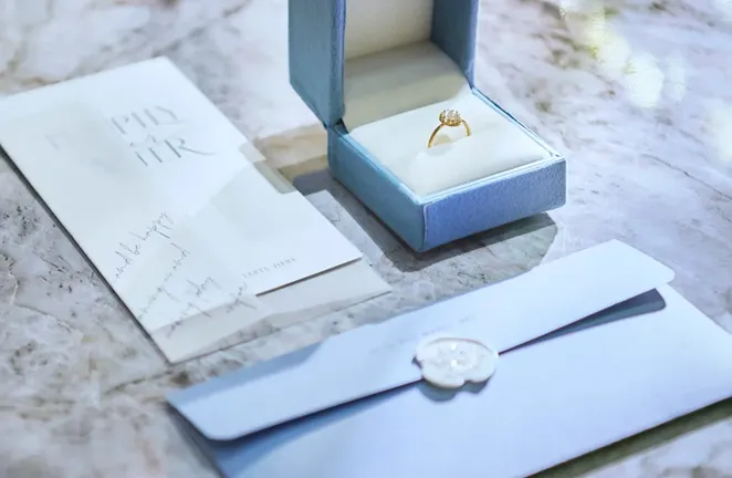 お料理や引出物などの展示