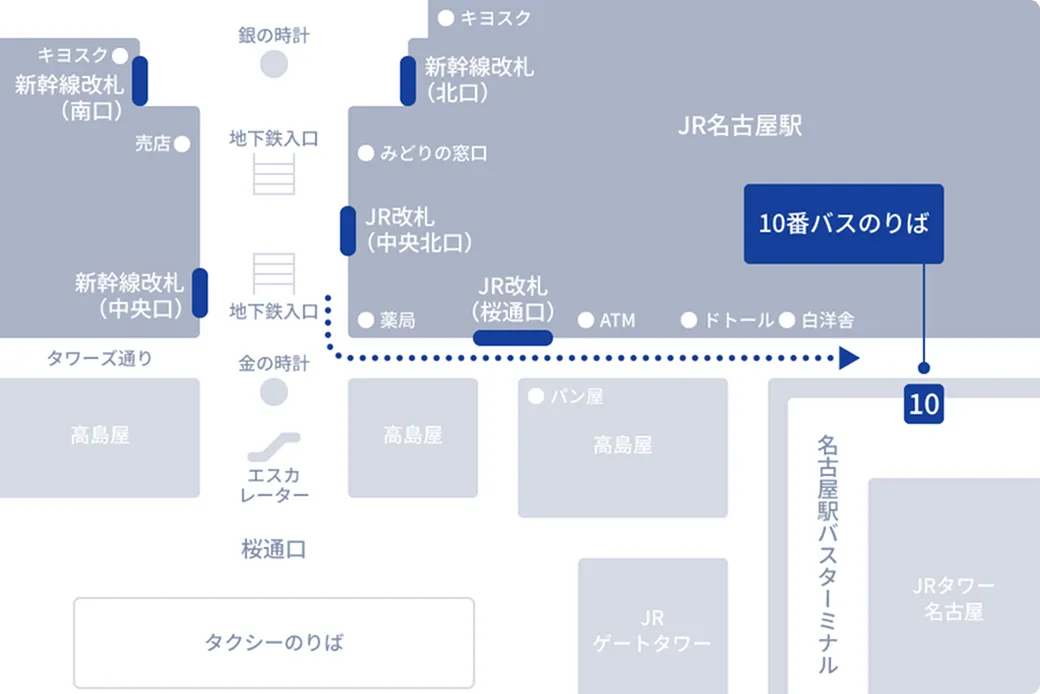 バスのりばのご案内画像