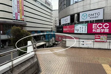 桜木町のバス乗り場までのルート2