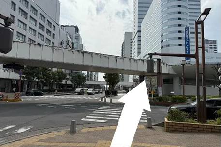 桜木町のバス乗り場までのルート4