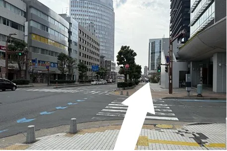 桜木町のバス乗り場までのルート5