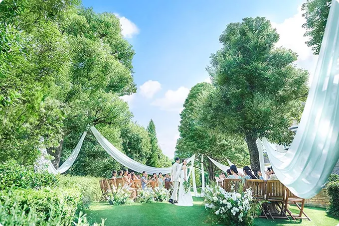 ガーデンで行う人前式