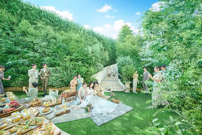 貸切邸宅に広がる
贅沢なプライベートガーデン