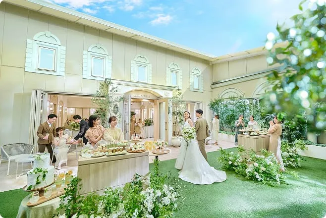 天候に左右されない
プライベートガーデン