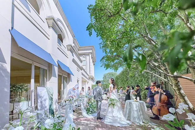 プライベートガーデンでの
多彩な演出の時間