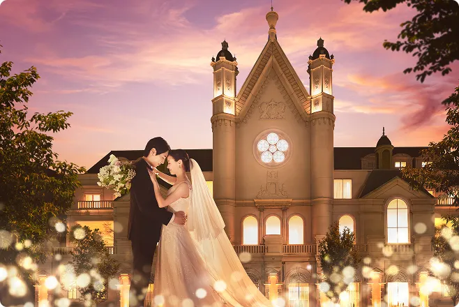 フォトジェニックな
ナイトウェディング