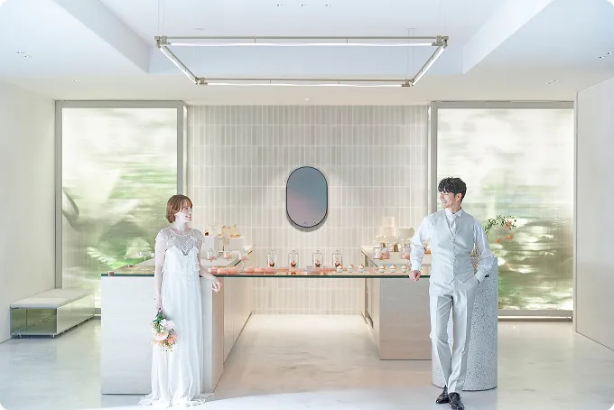 洗練されたウェルカムスペース