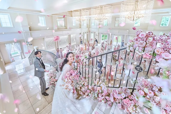 憧れを叶える階段入場