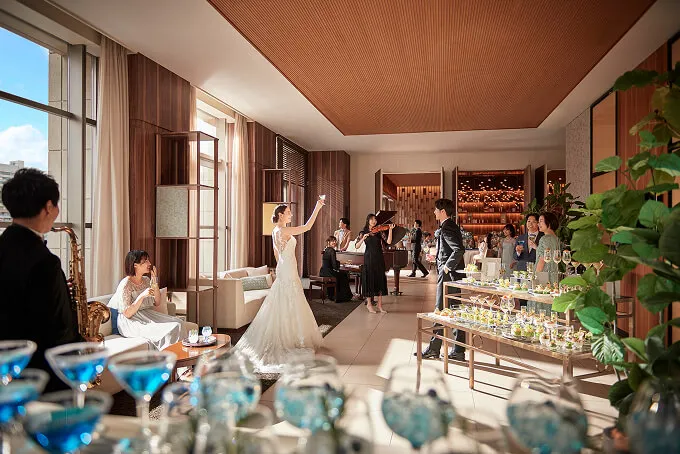 上質なくつろぎに満ちたラウンジ