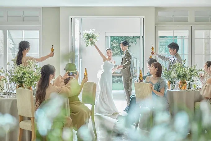 カジュアルで自由なパーティスタイル