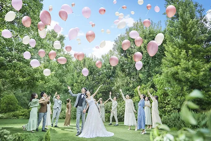 緑の美しいプラベートガーデン