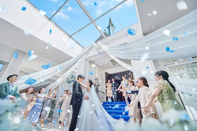 アトリウムでのアフターセレモニー