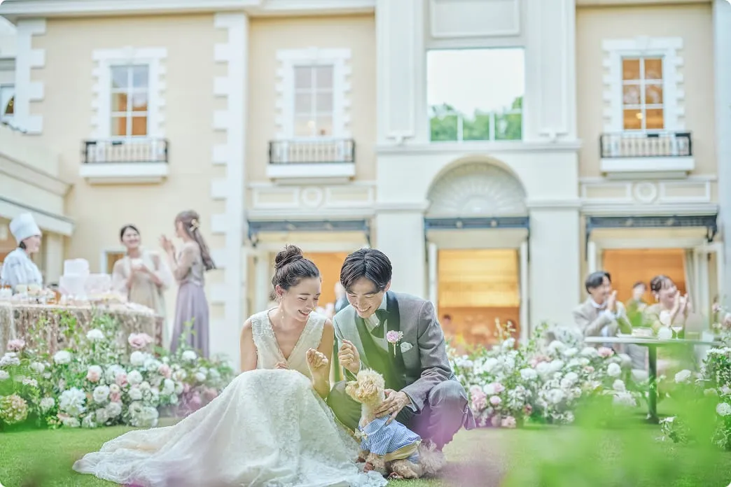 ガーデンで楽しむ多彩な演出