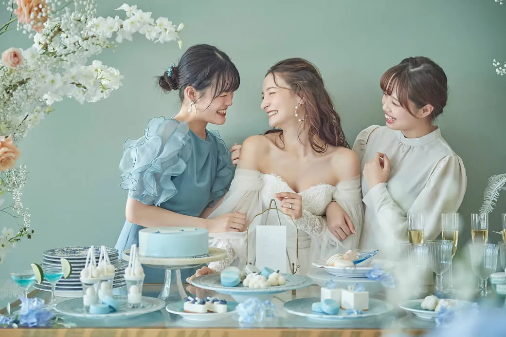 開放的なデザートビュッフェ