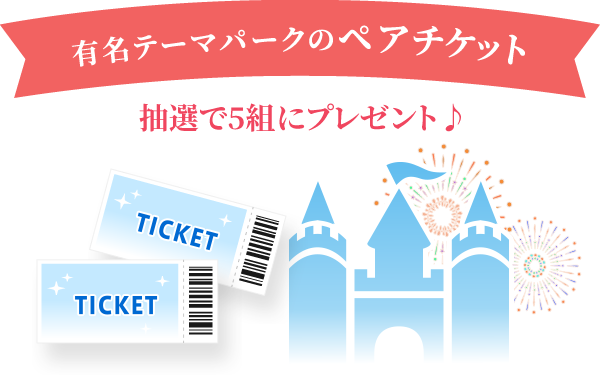 有名テーマパークのチケット