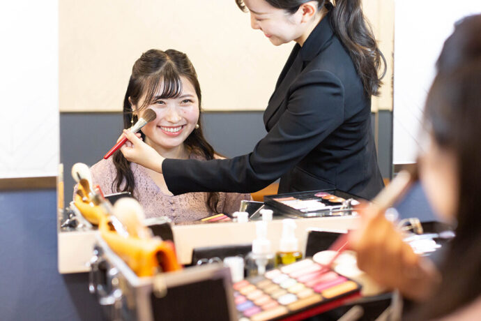 結婚式前のヘアメイクリハーサル