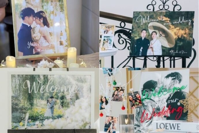 結婚式のおしゃれな手作りウェルカムボード10選！写真やイラストの 