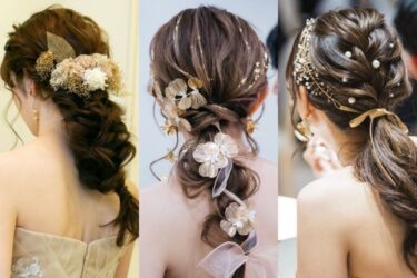 ローポニーテールのヘアアレンジ10選♡おしゃれ花嫁になれると大人気【今週のスタスナ】
