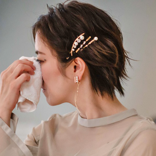 結婚式参列のゲスト髪型