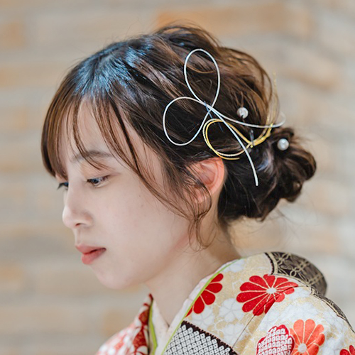 結婚式参列のゲスト髪型