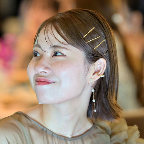 結婚式参列のゲスト髪型