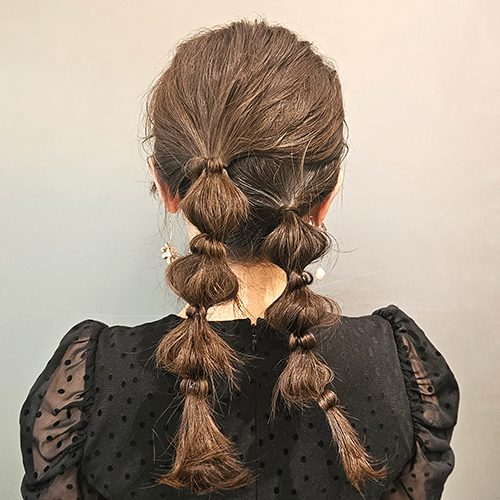 結婚式参列のゲスト髪型