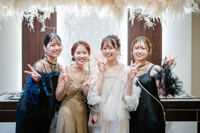 結婚式参列のゲスト髪型