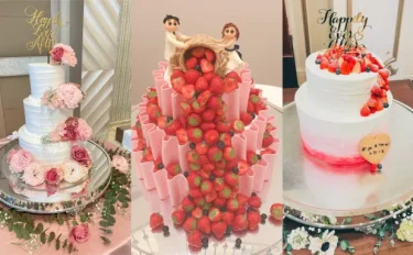 かわいい結婚式に♡大人気ピンクのウェディングケーキ10選【今週のスタスナ】