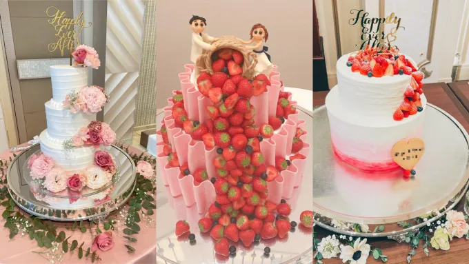 かわいい結婚式に♡大人気ピンクのウェディングケーキ10選【今週のスタスナ】