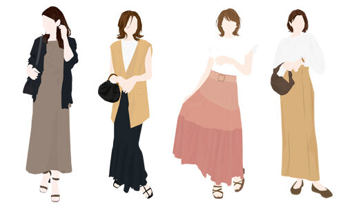 ブライダルフェアの女性の服装