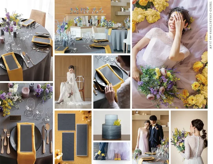 結婚式披露宴のテーブルコーディネートも!2021アニヴェルセル秋冬コレクションが登場