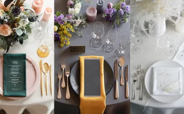 結婚式披露宴のテーブルコーディネートも！2021アニヴェルセル秋冬コレクションが登場