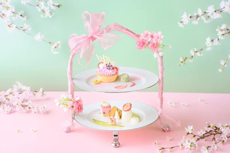 「桜」がテーマの限定フェアがアニヴェルセルカフェ みなとみらい横浜で開催中！
