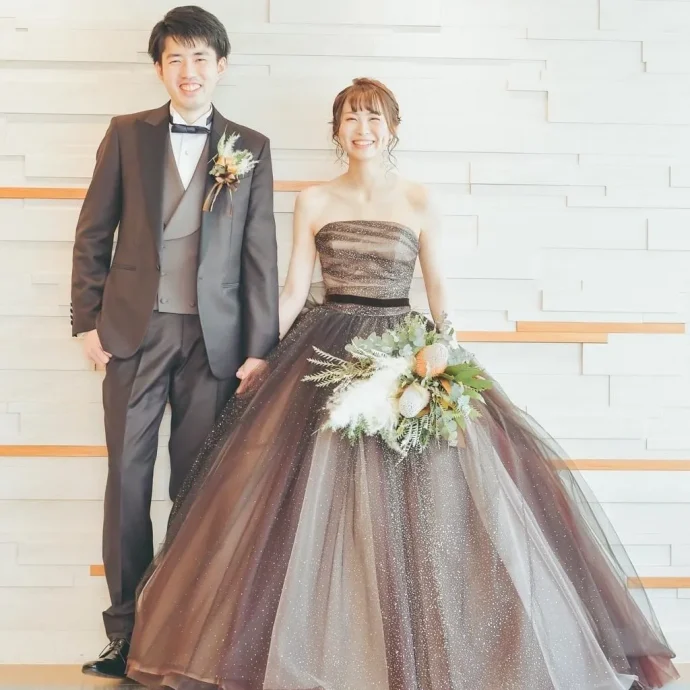 rinefete ドレス　結婚式袖丈袖なし