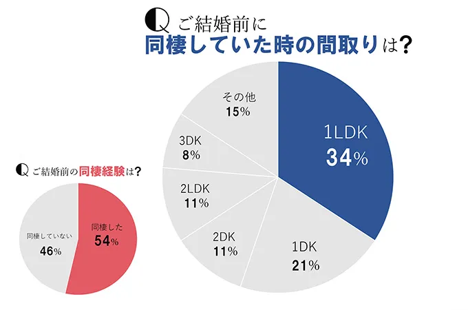 同棲カップルにおすすめの間取りは?引っ越し費用やスケジュールもチェック!【二人暮らしの部屋編】