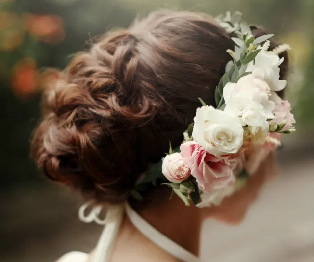 花のヘアアクセサリー