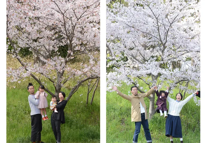 ➀花が咲くころに、いつもの場所で