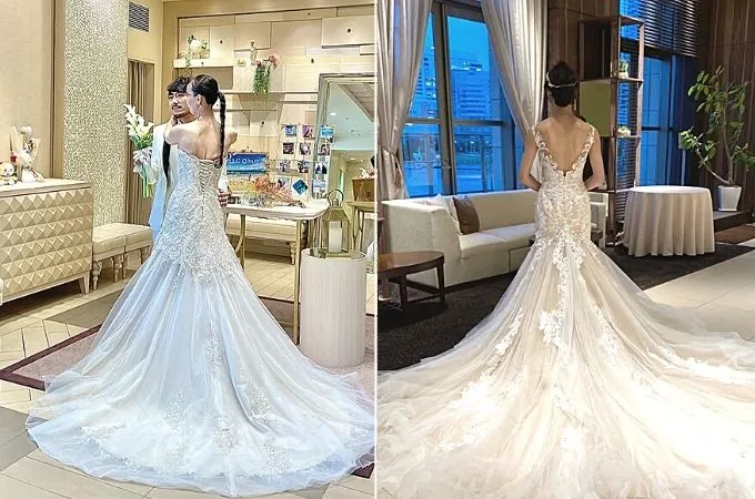 360度美しい花嫁姿に♡マーメイドラインのウェディングドレス10選