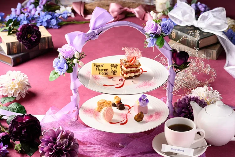 昨年SNSで話題のフェアが今年も登場!バイオレッドカラーのアフタヌーンティーも♡