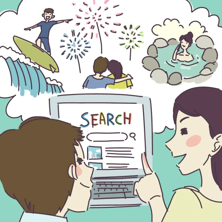 夏のデートスポット!2位は「夏の風物詩を見に行く」。1位は…?