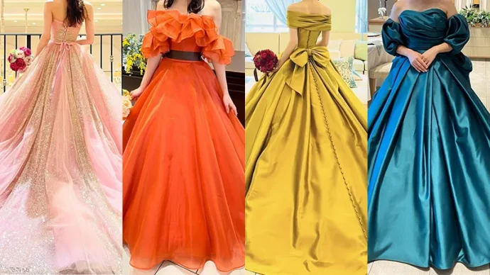 4種のカラードレス