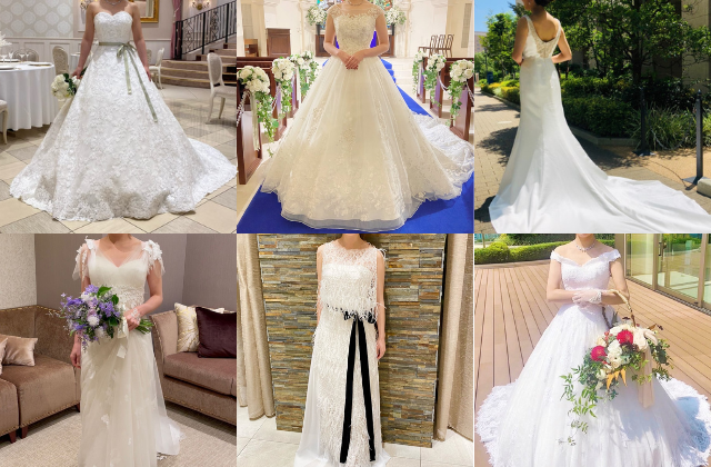 6種のドレス