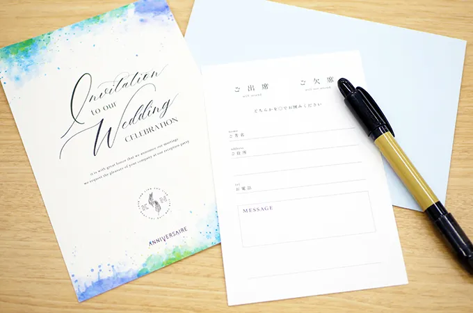 結婚式招待状の返信はがきの書き方やマナーは？メッセージ実例もご紹介