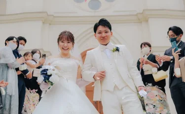 【WEDDING REPORT】挙式のみプランで感動のセレモニーを。ガーデンパーティでは特別なおもてなしも