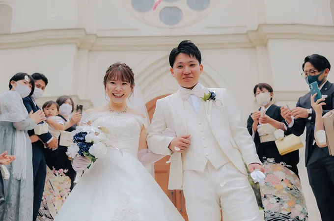 【WEDDING REPORT】挙式のみプランで感動のセレモニーを。ガーデンパーティでは特別なおもてなしも