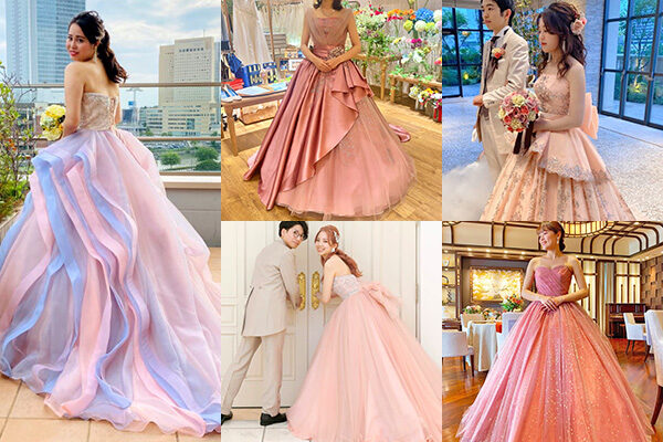 カラードレス,人気,ピンク
