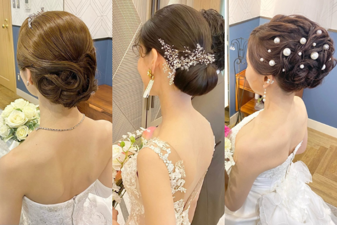 おしゃれ花嫁におすすめヘアアレンジ♡シニヨン＆タイトヘア10選【今週  