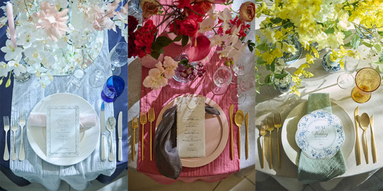 【結婚式披露宴トレンド】テーブルコーディネート2023年新作コレクションを紹介