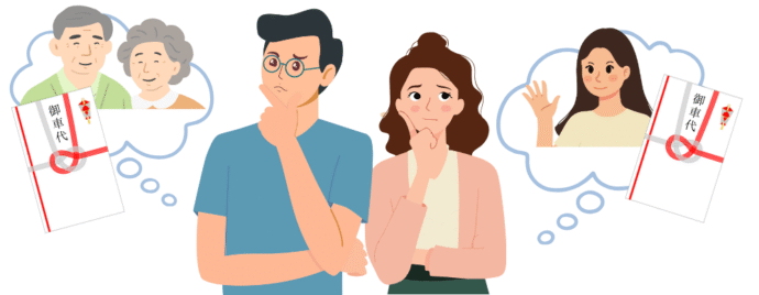 結婚式のお車代とお礼