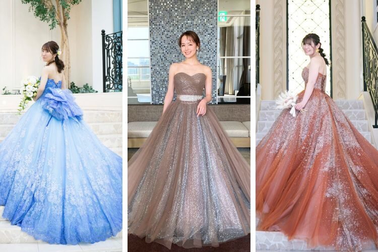 結婚式のお色直しで選びたい♡美しいグラデーションのカラードレス10選 